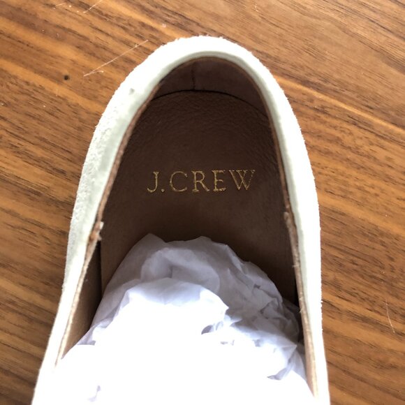 J Crew Harrington Suede Bucks NWT NOS Men's 13 White - Picture 4 of 6